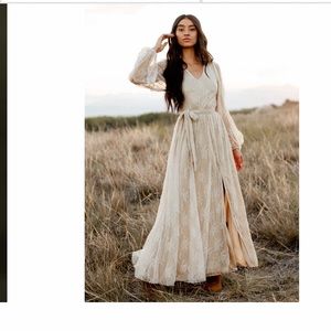 Joyfolie Haley dress in color sand nwt